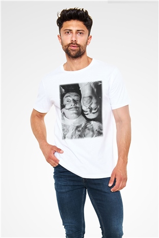 Alice Cooper Beyaz Unisex Tişört T-Shirt - TişörtFabrikası