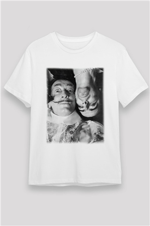 Alice Cooper Beyaz Unisex Tişört T-Shirt - TişörtFabrikası