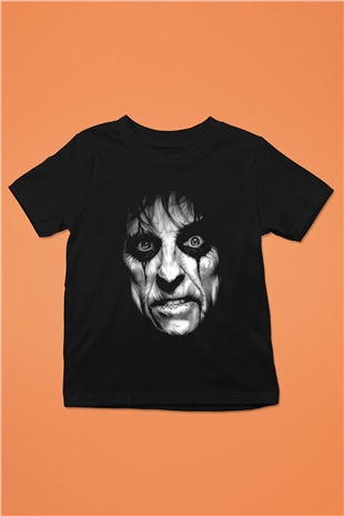 Alice Cooper Siyah Unisex Çocuk Tişört