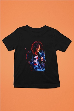 Alice Cooper Siyah Unisex Çocuk Tişört