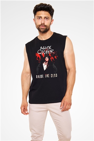 Alice Cooper Siyah Unisex Kolsuz Tişört