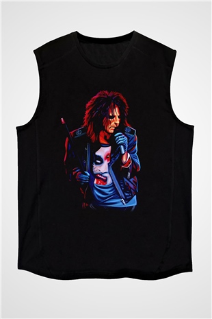 Alice Cooper Siyah Unisex Kolsuz Tişört