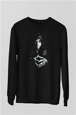 Alice Cooper Siyah Unisex Sweatshirt