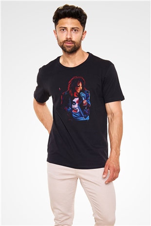 Alice Cooper Siyah Unisex Tişört T-Shirt - TişörtFabrikası
