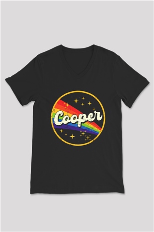 Alice Cooper Siyah Unisex V Yaka Tişört