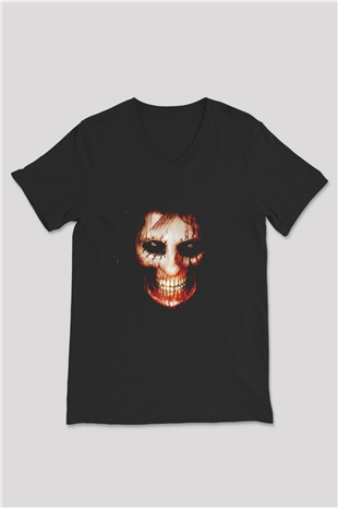Alice Cooper Siyah Unisex V Yaka Tişört