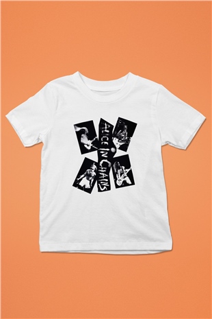 Alice in Chains Baskılı Beyaz Unisex Çocuk Tişört