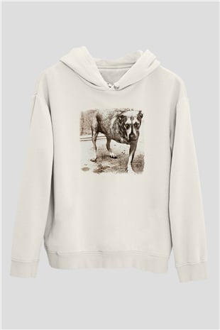 Alice in Chains Baskılı Unisex Beyaz Hoodie