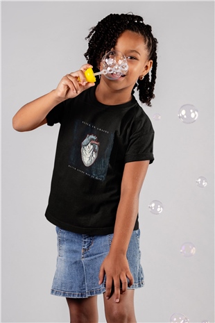 Alice in Chains Baskılı Unisex Siyah Çocuk Tişört