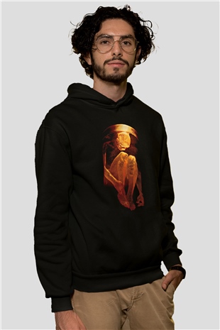 Alice in Chains Baskılı Unisex Siyah Hoodie