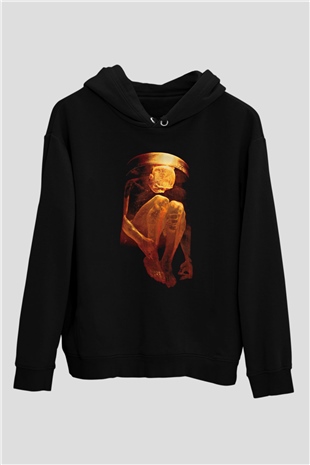 Alice in Chains Baskılı Unisex Siyah Hoodie