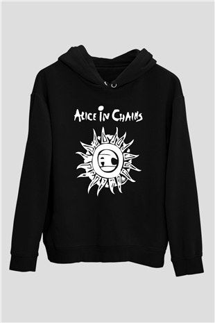 Alice in Chains Siyah Unisex Hoodie
