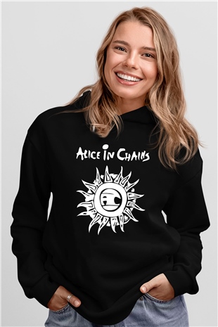 Alice in Chains Siyah Unisex Hoodie