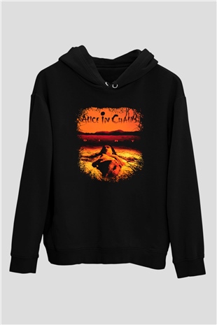 Alice in Chains Siyah Unisex Hoodie