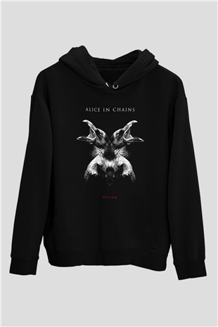 Alice in Chains Siyah Unisex Hoodie