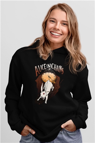 Alice in Chains Siyah Unisex Hoodie
