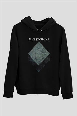Alice in Chains Siyah Unisex Hoodie