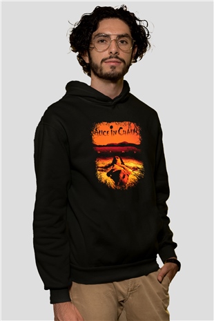 Alice in Chains Siyah Unisex Hoodie