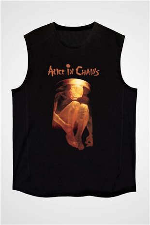 Alice in Chains Siyah Unisex Kolsuz Tişört