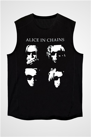 Alice in Chains Siyah Unisex Kolsuz Tişört