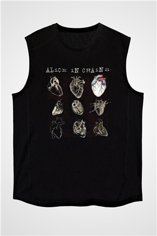 Alice in Chains Siyah Unisex Kolsuz Tişört