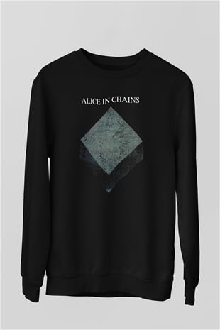 Alice in Chains Siyah Unisex Sweatshirt
