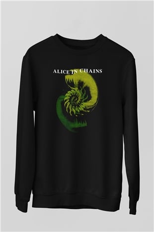 Alice in Chains Siyah Unisex Sweatshirt