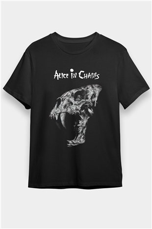 Alice in Chains Siyah Unisex Tişört T-Shirt - TişörtFabrikası