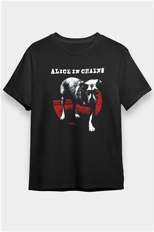 Alice in Chains Siyah Unisex Tişört T-Shirt - TişörtFabrikası