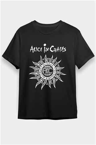Alice in Chains Siyah Unisex Tişört T-Shirt - TişörtFabrikası