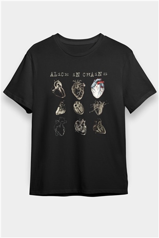 Alice in Chains Siyah Unisex Tişört T-Shirt - TişörtFabrikası