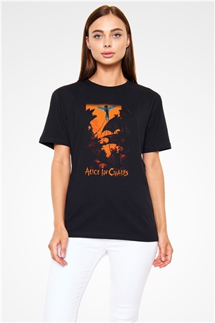 Alice in Chains Siyah Unisex Tişört T-Shirt - TişörtFabrikası