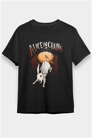 Alice in Chains Siyah Unisex Tişört T-Shirt - TişörtFabrikası