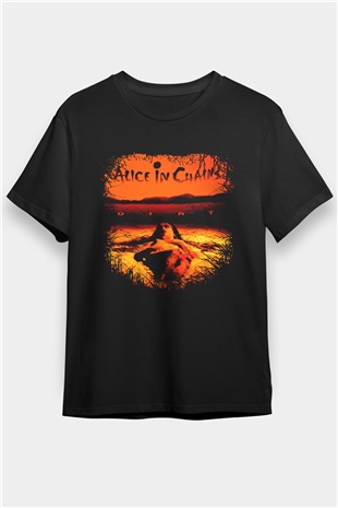 Alice in Chains Siyah Unisex Tişört T-Shirt - TişörtFabrikası