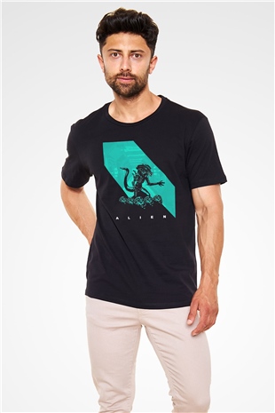 Alien Siyah Unisex Tişört