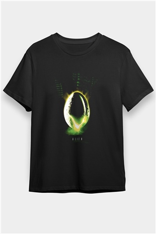 Alien Siyah Unisex Tişört