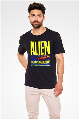 Alien Siyah Unisex Tişört