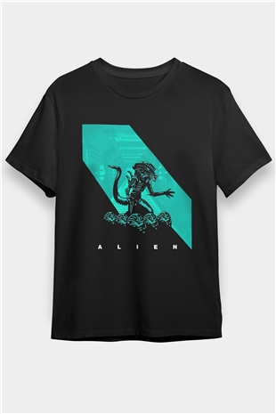 Alien Siyah Unisex Tişört