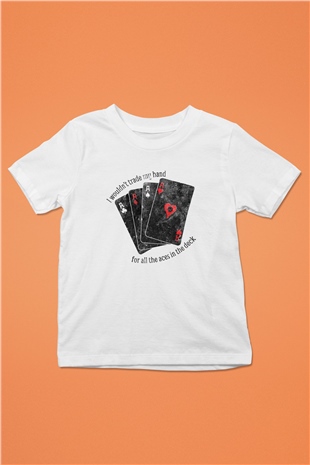 Alkaline Trio Baskılı Beyaz Unisex Çocuk Tişört