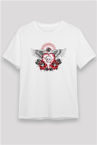 Alkaline Trio Beyaz Unisex Tişört T-Shirt - TişörtFabrikası