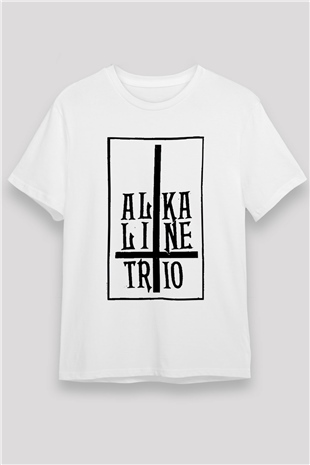 Alkaline Trio Beyaz Unisex Tişört T-Shirt - TişörtFabrikası