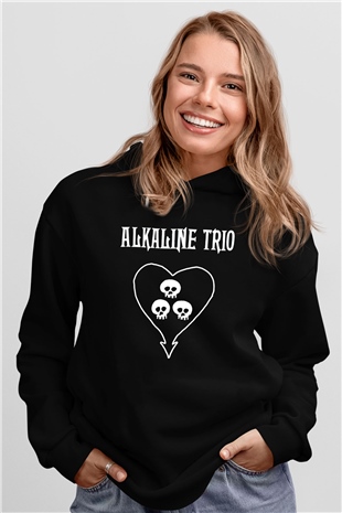 Alkaline Trio Siyah Unisex Hoodie