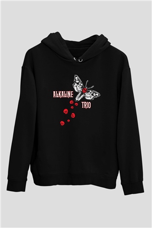 Alkaline Trio Siyah Unisex Hoodie