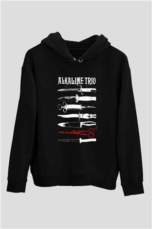Alkaline Trio Siyah Unisex Hoodie