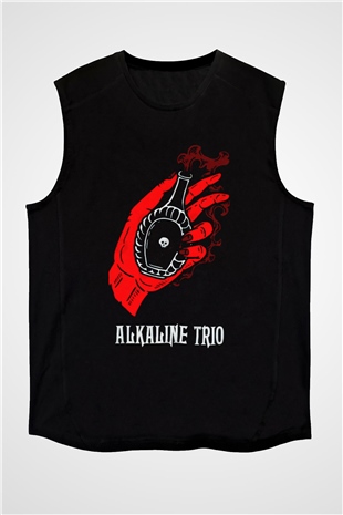 Alkaline Trio Siyah Unisex Kolsuz Tişört