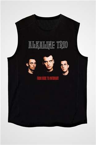 Alkaline Trio Siyah Unisex Kolsuz Tişört