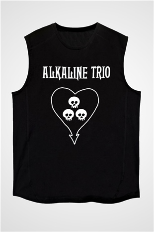 Alkaline Trio Siyah Unisex Kolsuz Tişört
