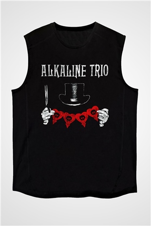 Alkaline Trio Siyah Unisex Kolsuz Tişört