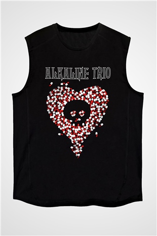 Alkaline Trio Siyah Unisex Kolsuz Tişört
