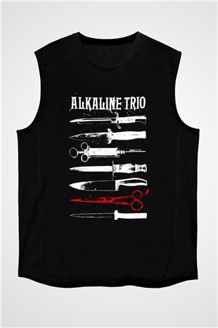 Alkaline Trio Siyah Unisex Kolsuz Tişört
